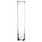 Cylindrical Transparent Glass Vase Perfect for Flowers and Decorative Fillers